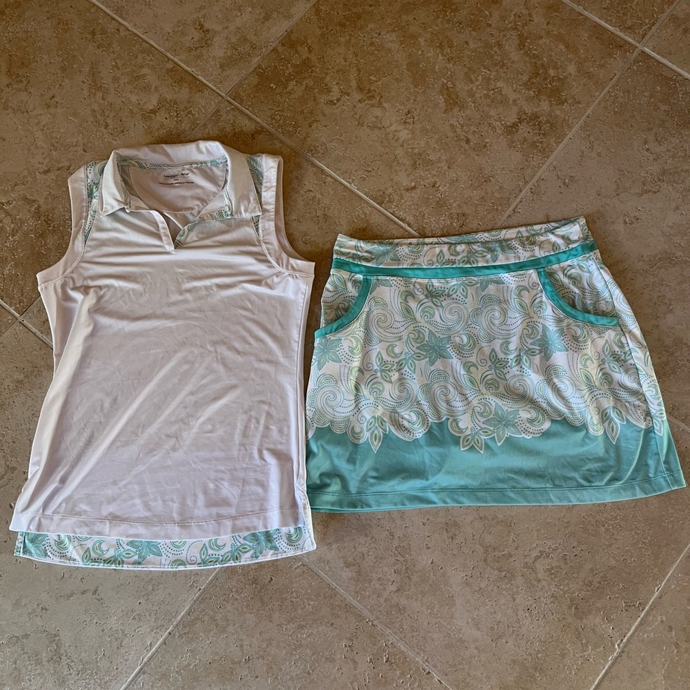 Maggie Lane golf outfit